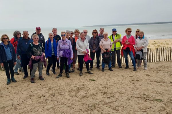 Très jolie randonnée où l'on a pu voir les dégâts des tempêtes sur le littoral