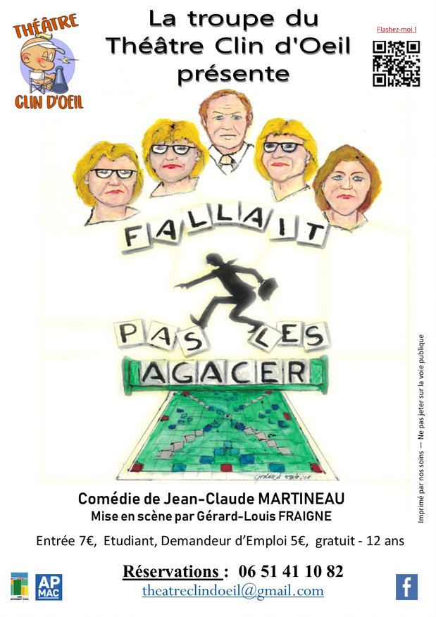 2019-2020 theatre clin doeil fallait pas les agacer